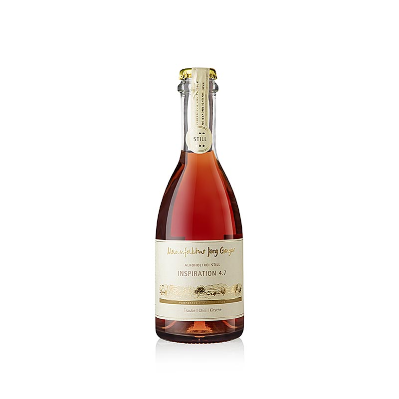 Jörg Geiger Inspiration 4.7 - Traube Chili Kirsche, still, alkoholfrei, 375 ml