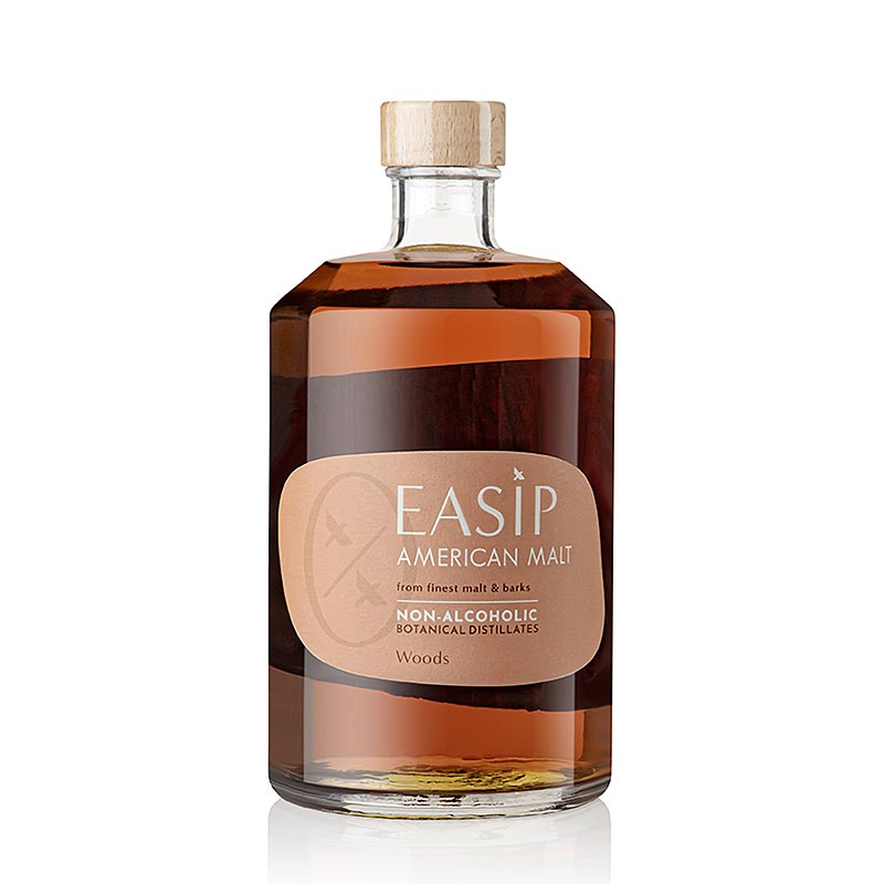 EASIP WOODS Non Alcoholic Botanical Distillates malt & barks, sans alcool, 700 ml
