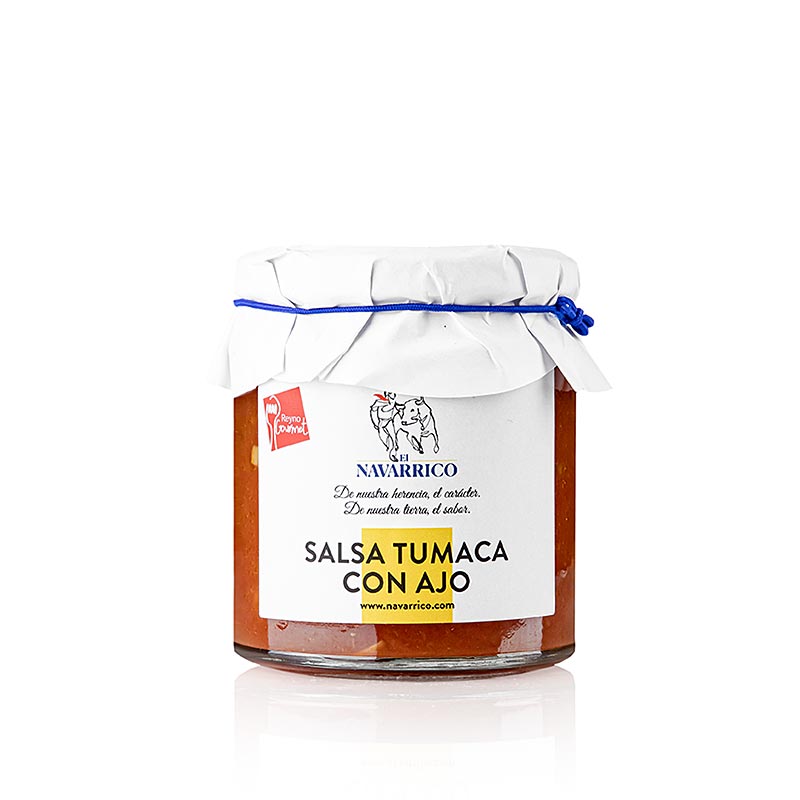 Salsa Tumaca con Ajo, sauce tomate à l'ail, Navarrico, 230 g