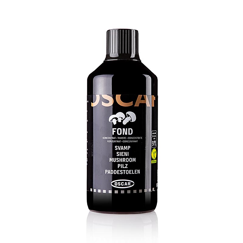 Concentré Oscar - Fond de champignons, liquide, Sans gluten pour environ 51 l), 980 ml