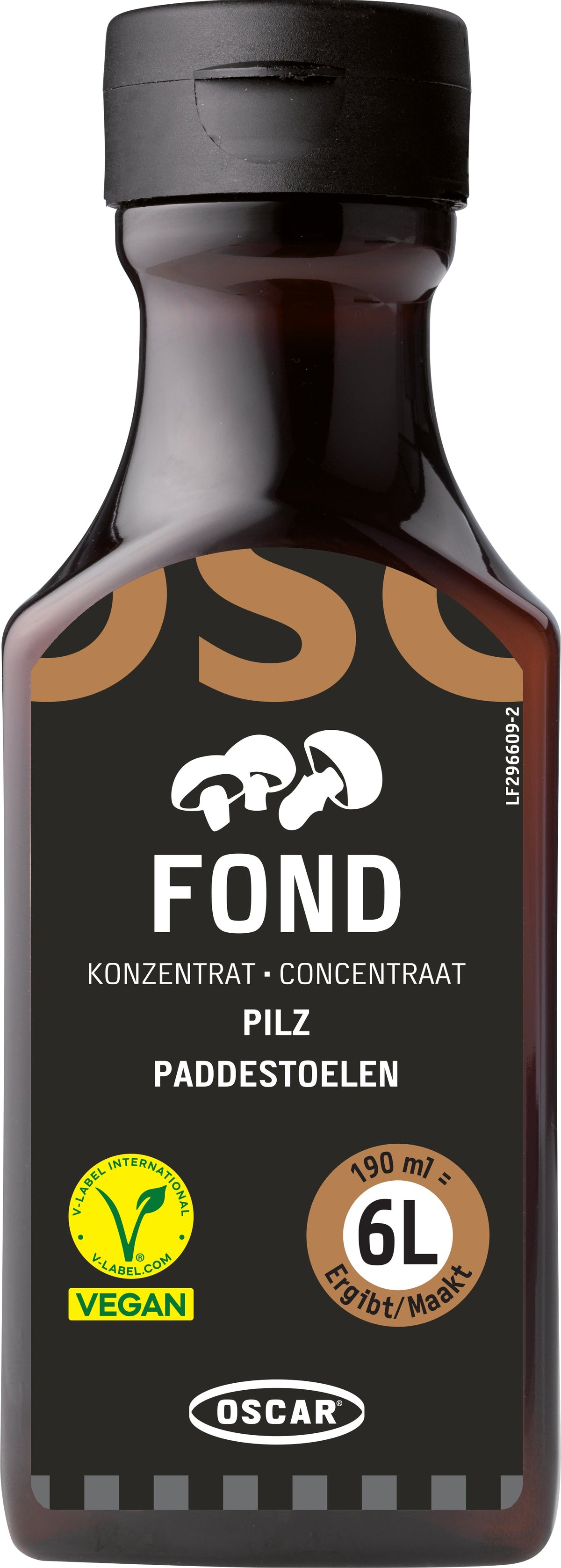 Oscar concentré - Fond de champignons, liquide (pour env. 9,5 L), 190 ml