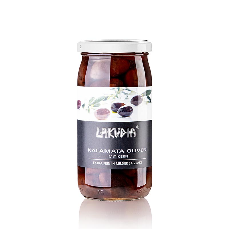 Olives Kalamata, dénoyautées, Lakudia, 355 g