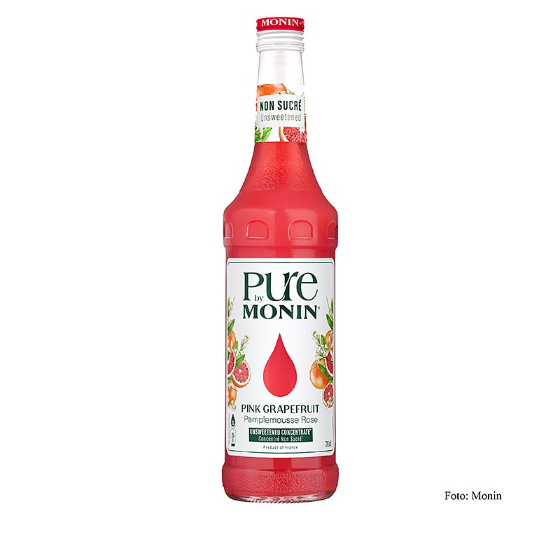 Monin PURE Pamplemousse rose Non sucré 1:25 concentré, 700 ml
