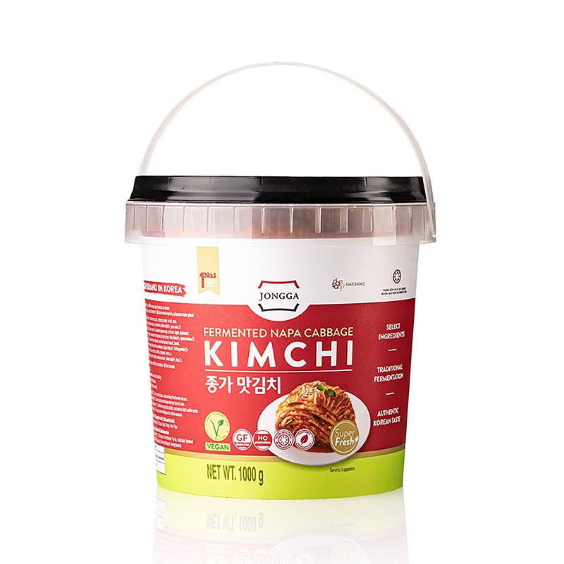 Kimchi - frisch, eingelegter Chinakohl, Jongga, VEGAN, 1 kg