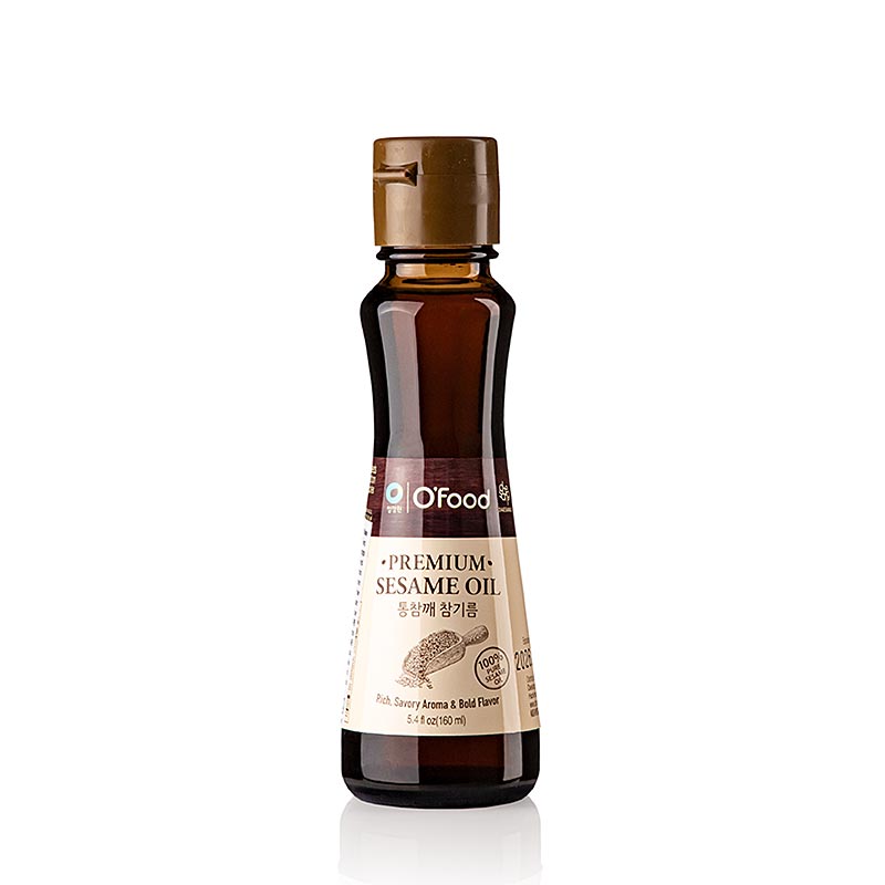 Huile de sésame grillée, Chung Jung One, 160 ml