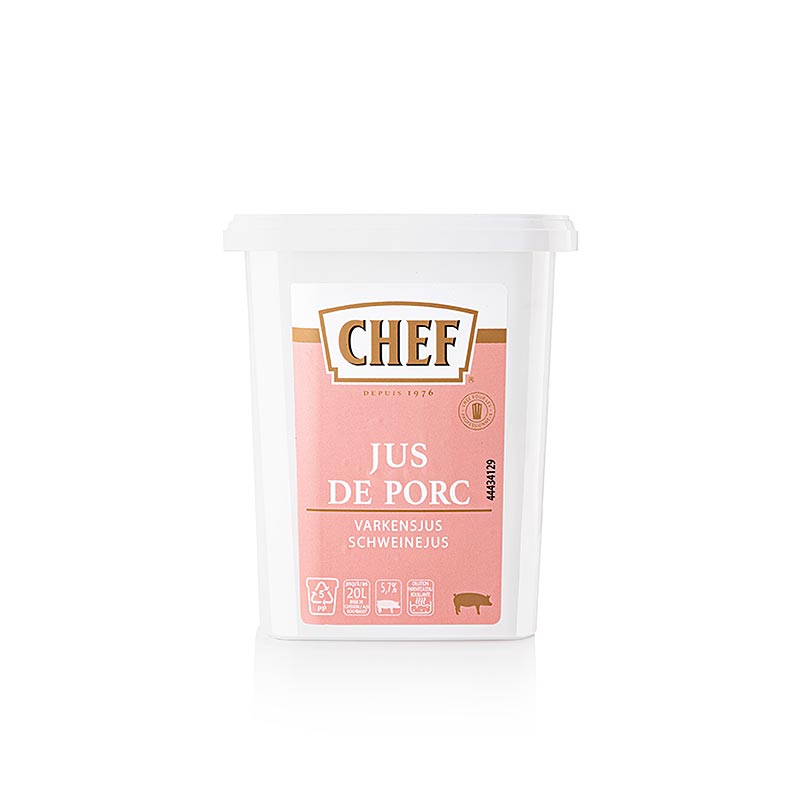 CHEF Sugo di maiale, in polvere (per circa 10 l), 600 g