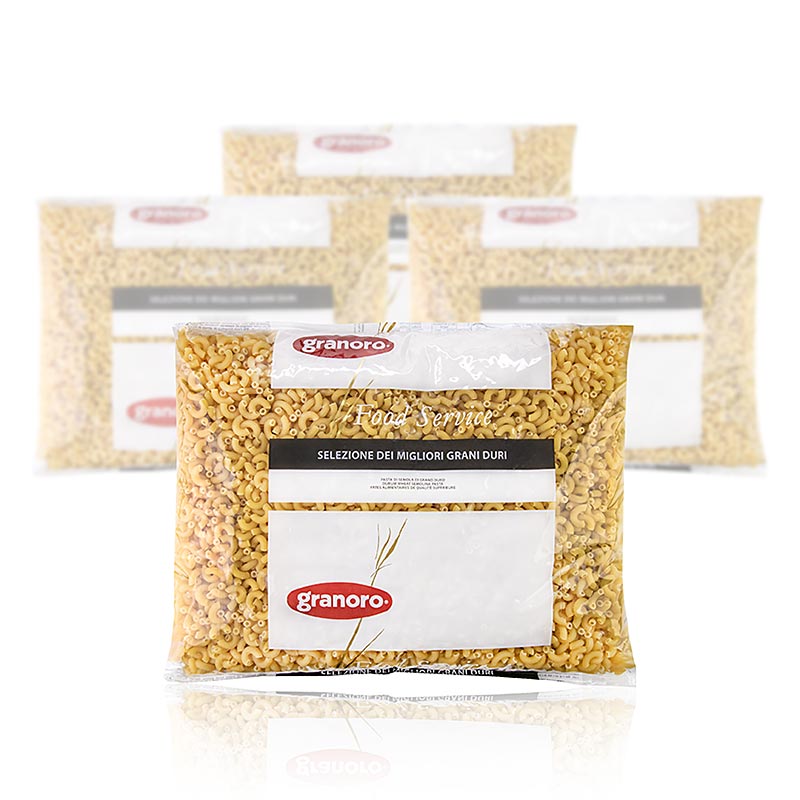 Granoro Fagiolini Rigati (petites pâtes tubulaires) No.50, 12 kg, 4 x 3000g