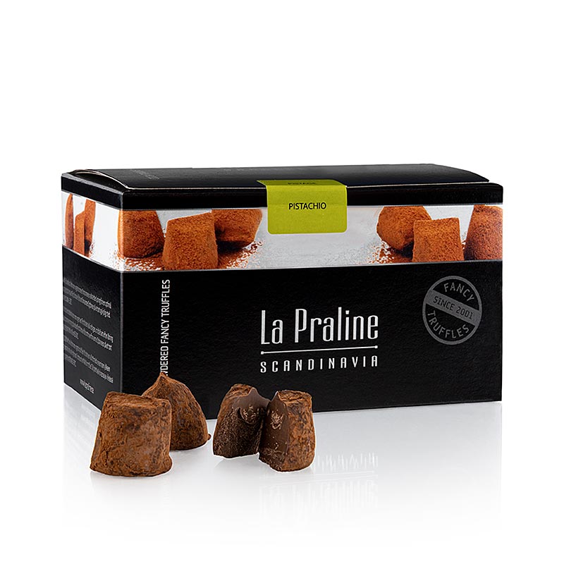 La Praline Fancy Truffles, tartufi di cioccolato con pistacchio, Svezia, 200 g