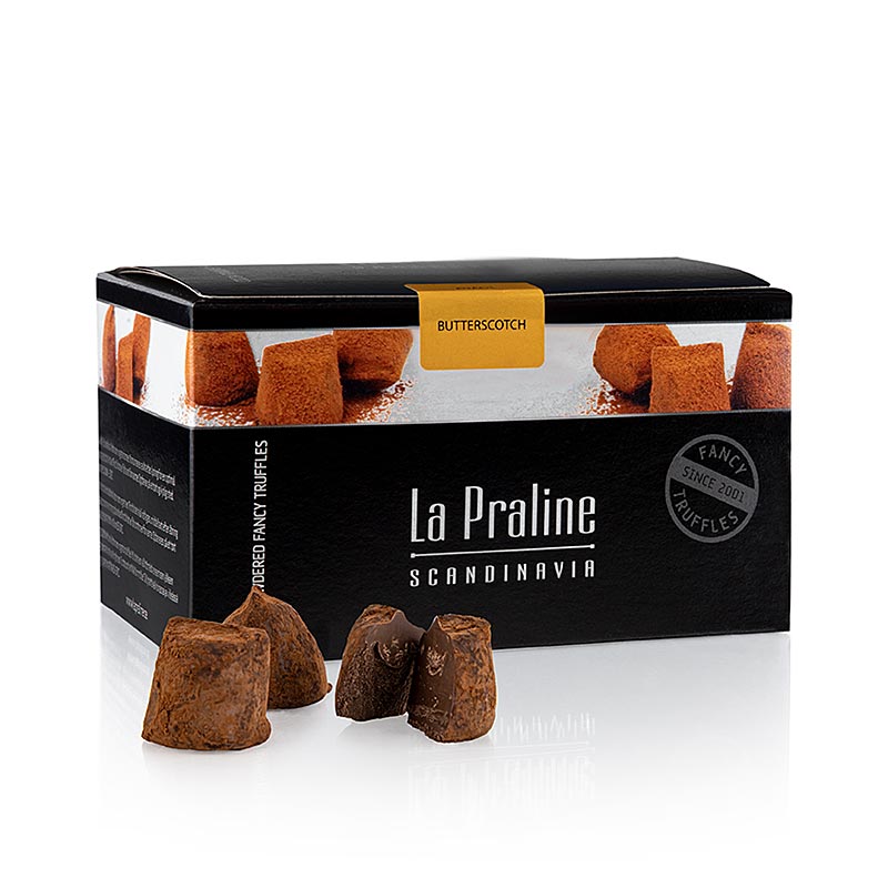 La Praline Fancy Truffles, truffes au chocolat avec Butterscotch, Suède, 200 g