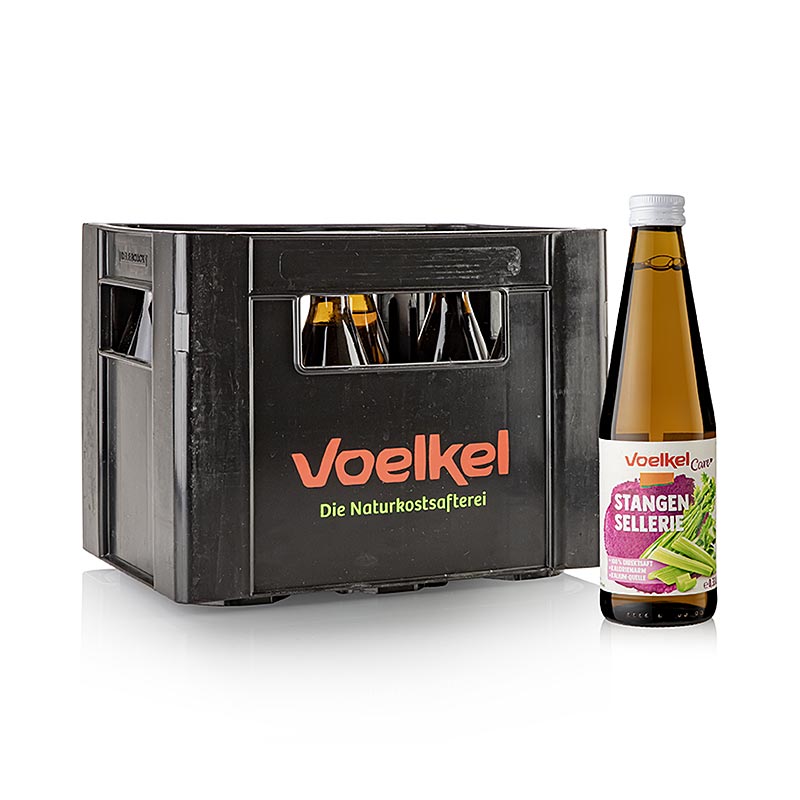 Voelkel - Care Stangensellerie, Selleriesaft, BIO, 3,3 l, 10 x 330ml