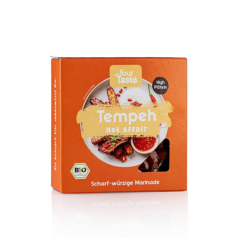 fourTaste - Tempeh Hot Affair - scharf/würzig, aus Süßlupinen & gelben Erbsen, BIO, 200 g