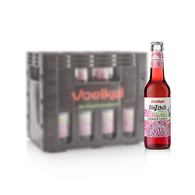 Voelkel - BioZisch Framboise-Cassis, BIO, 3,96 l, 12 x 330 ml