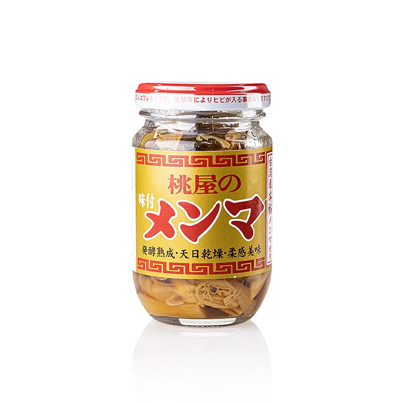 Ajitsuke Menma, lamelles de pousses de bambou marinées, Momoya, Chine, 100 g