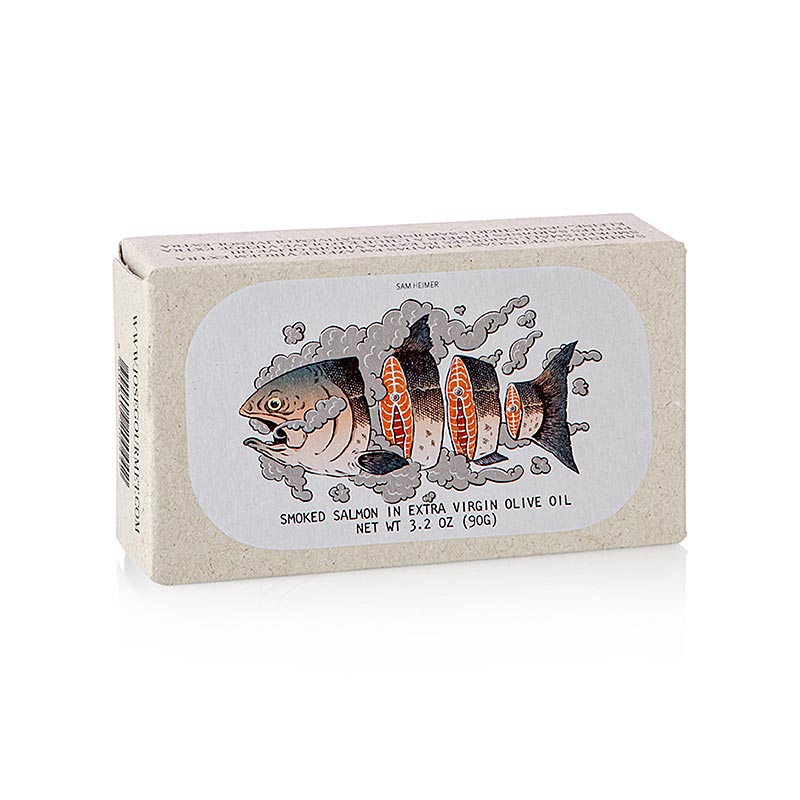 Filetto di salmone affumicato in Olio d'oliva , Jose Gourmet, 90 g