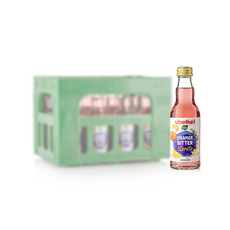 Voelkel « Orange Bitter Spritz », cocktail sans alcool, bio, 12 x 200 ml