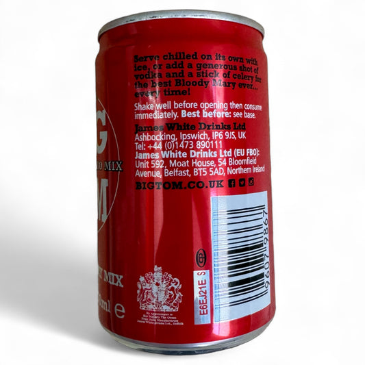 Big Tom Tomatemsaft Spiced Tomato Juice BLOODY MARY MIX, Dose 150ml | Kaffee, Tee, alkoholfreie Getränke | thungourmet