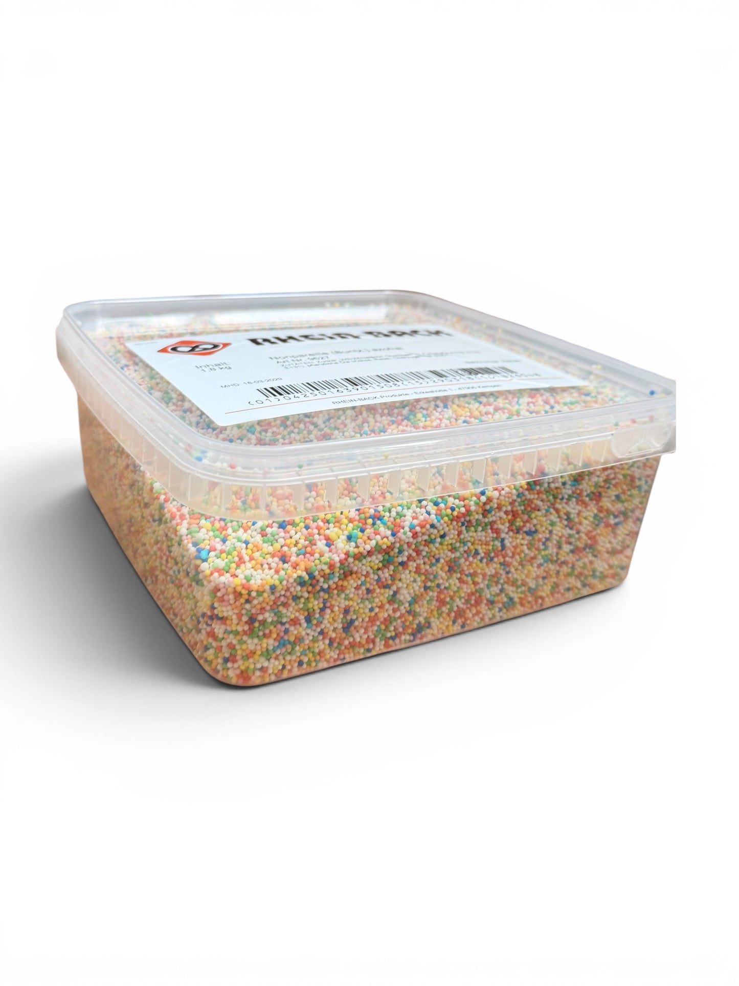 Nonpareille Zuckerstreusel bunt 1,8 kg – Liebesperlen für Eis & Gebäck 1,89 KG