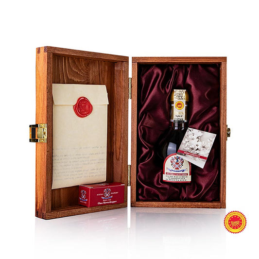 Vinaigre balsamique de Modène AOP/IGP, Ciliegio, 50 ans, coffret cadeau, Malpighi, 100 ml