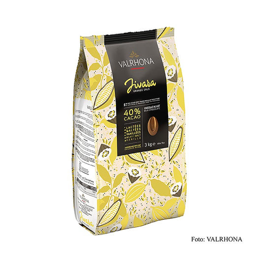 Valrhona Jivara Lactée "Grand Cru", copertura al latte intero, callets, 40% Cacao, 3 kg