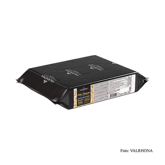 Valrhona Noir Orange - Chocolat noir aux notes d'orange, en bloc, 53 % Cacao, 3 kg