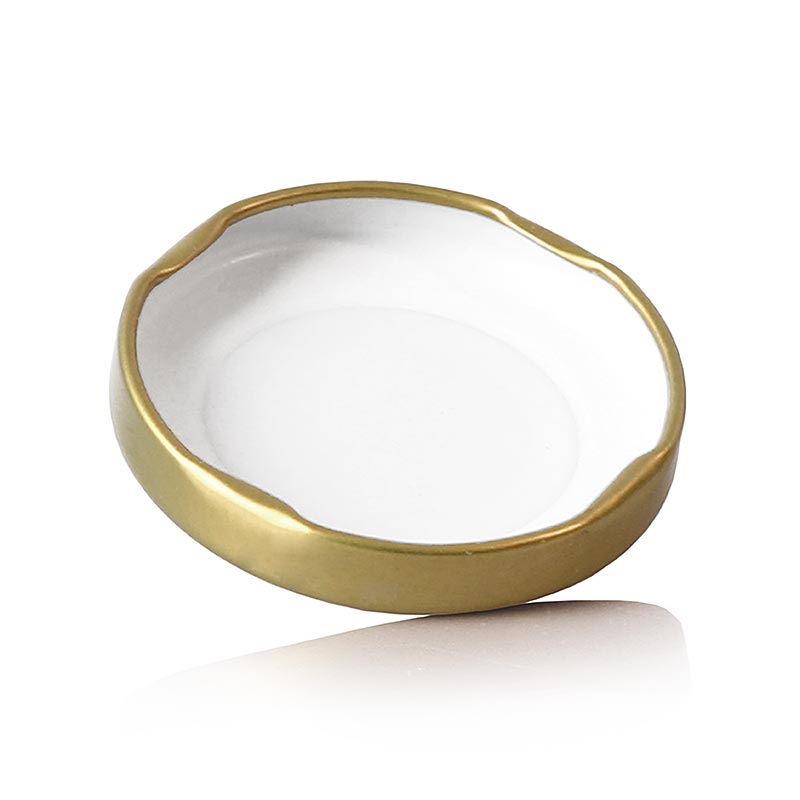 WECK - Coperchio, dorato, per barattolo esagonale, 63 mm, 287 ml, 1 pz.