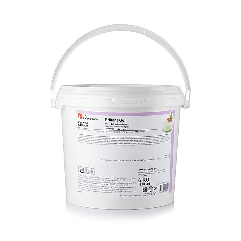 Carma - Brillant-Gel, gel trasparente, gelificazione trasparente, utilizzabile a freddo, 6 kg