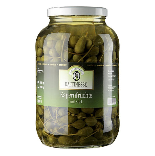 Hellriegel - Câpres, grosses, avec tige, ø 18-21 mm, Rafinesse, 3,9 kg