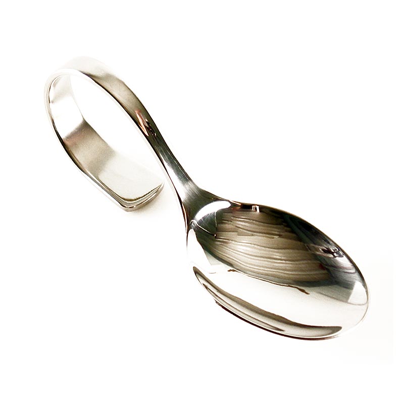 Cucchiaio Happy - l'idea ideale per servire il vostro amuse bouche, con manico curvo, 1 pz.
