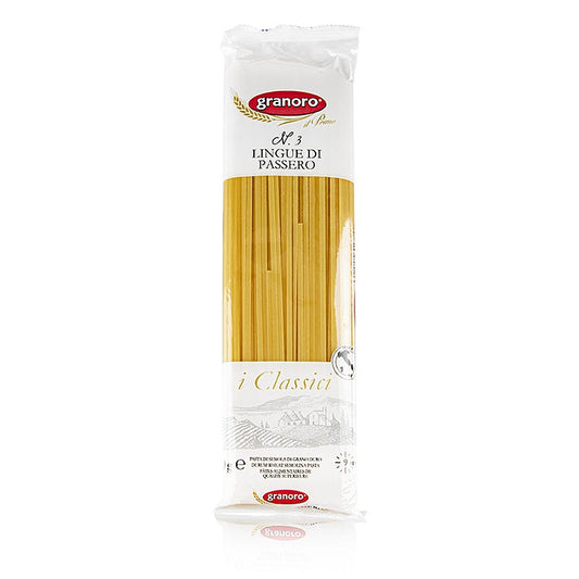 Granoro Lingue di Passero, tagliatelle, 3 mm, n. 3, 500 g