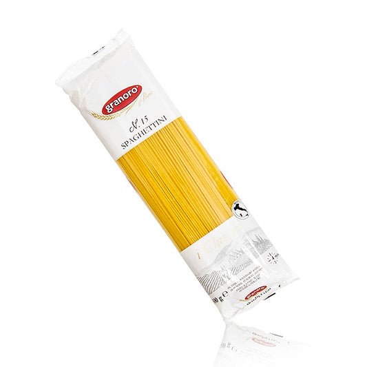 Granoro Spaghettini, spaghetti sottili, 1,2 mm, n. 15, 500 g