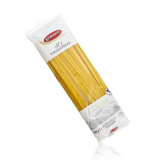 Granoro Tagliatelle, tagliatelle dritte, 5 mm, n. 2, 500 g