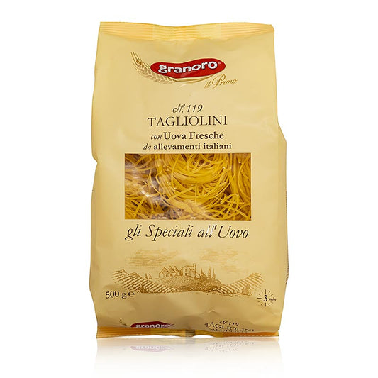 Tagliolini aux œufs Granoro, 2 mm, nids de tagliolini, n° 119, 500 g | Pâtes, produits à base de pâtes, fraîches/séchées | thungourmet