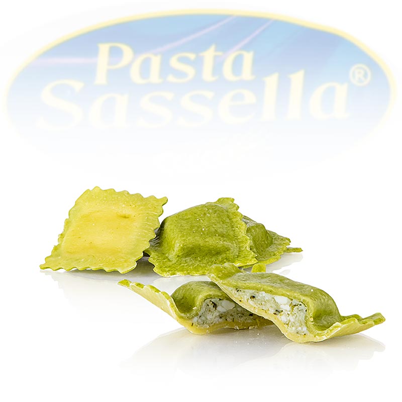 Raviolis/panzerotti frais farcis à la ricotta et aux épinards, Sassella, 500 g