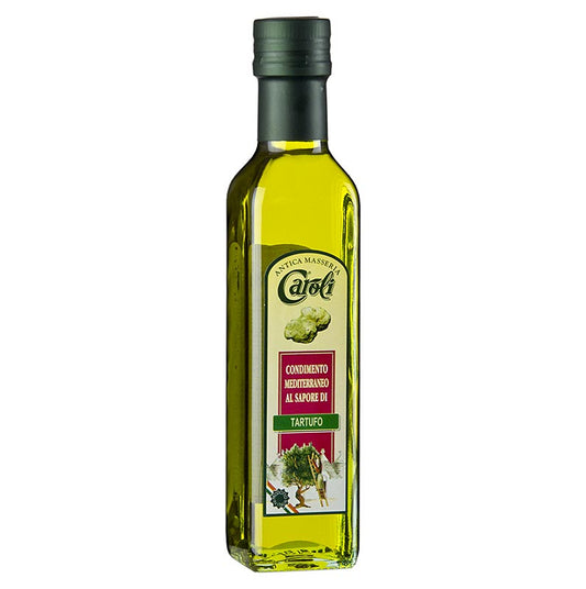 Huile d'olive vierge Caroli aromatisée à la truffe blanche, 250 ml