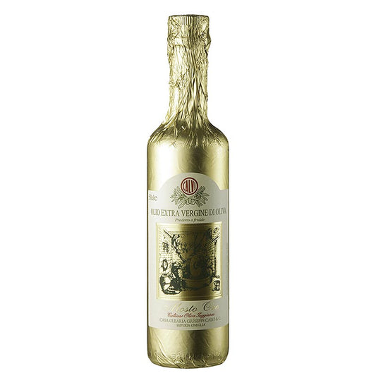 Huile d'olive vierge de Calvi « Mosto Oro », feuille d'or, 500 ml