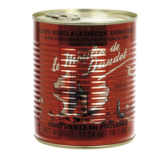 Arnaud - Schwarze Oliven, mit Kern, mit Thymian, 500 g