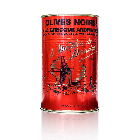 Arnaud - Olives noires, avec noyau, aux herbes de Provence, à l'huile de tournesol, 3 kg