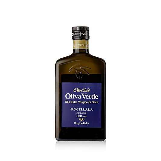 OLIS SOLE - Natives Olivenöl Extra, Oliva Verde, aus Nocellara Oliven, 500 ml