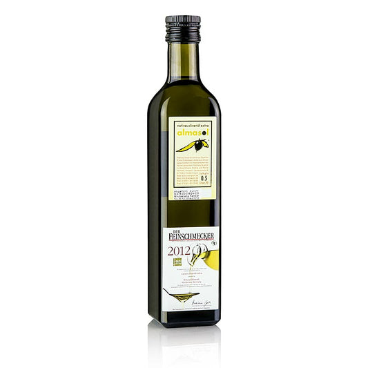 Huile d'olive , Almasol, 0,2 % d'acidité, Feinschmecker 2012, 500 ml