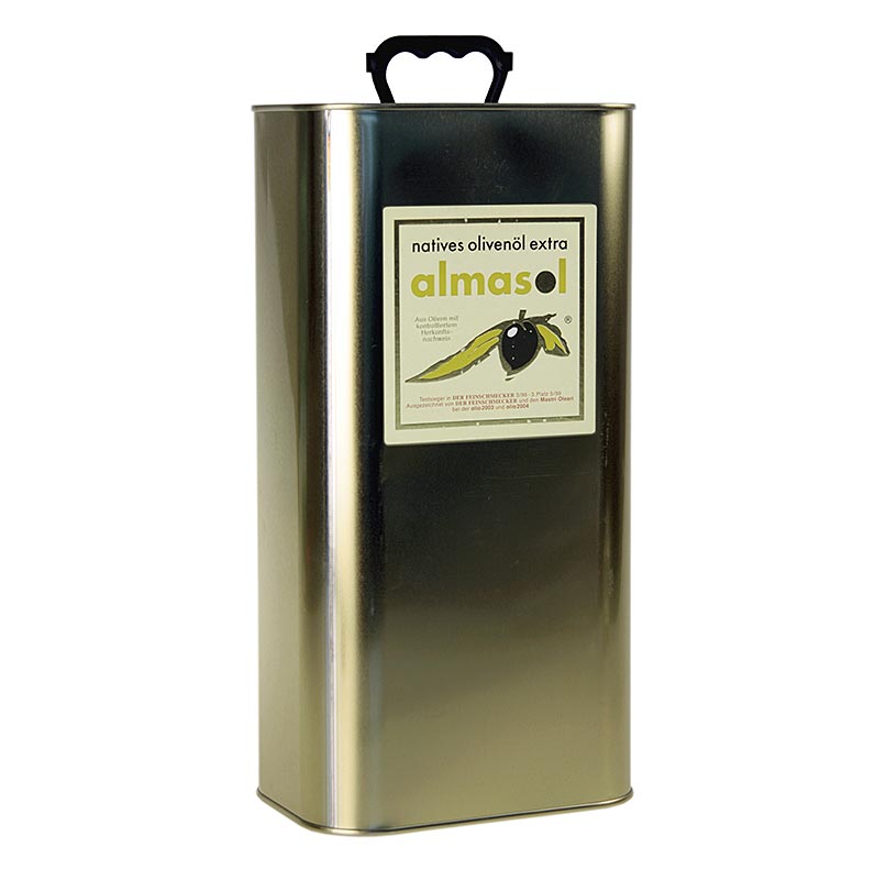 Olio d'oliva , Almasol, acidità 0,2%, Feinschmecker 2012, 5 l