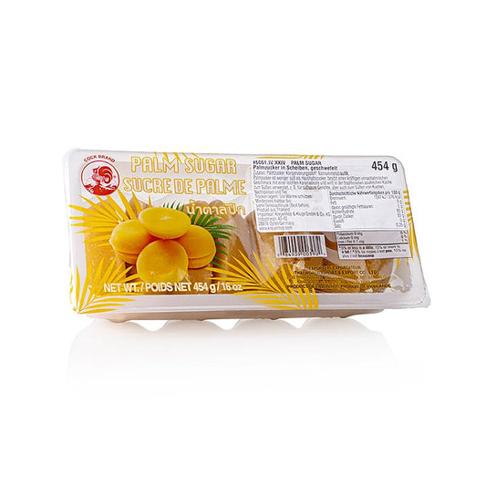 Zucchero di palma, a fette, 454 g