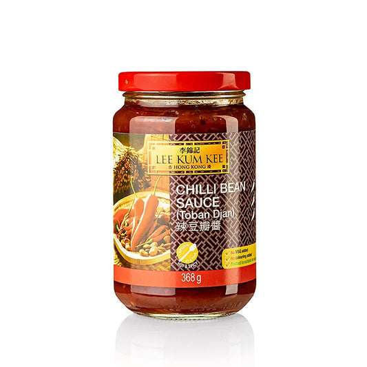 Sojabohnenpaste/-sauce - Toban Djan, hot/scharf, 368 g