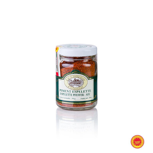 LE COMPTOIR COLONIAL - Piment d´Espelette g.U., der französische "Pfeffer", Chilipulver, 50 g