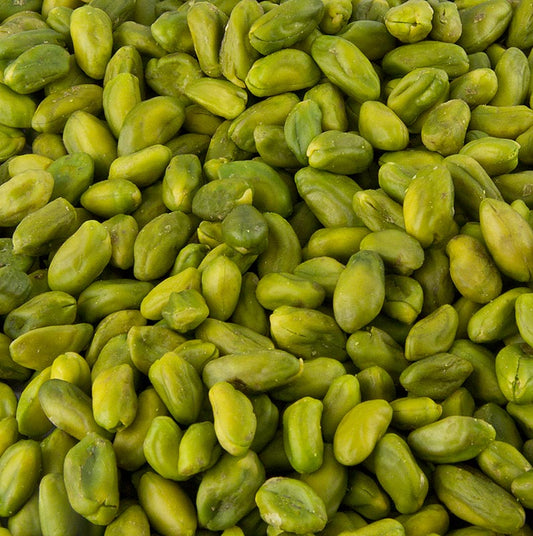 Pistaches décortiquées, vert clair, qualité cuisine, 1 kg