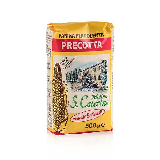 Polenta - Polenta rapida precotta, semola di mais, precotta, 500 g