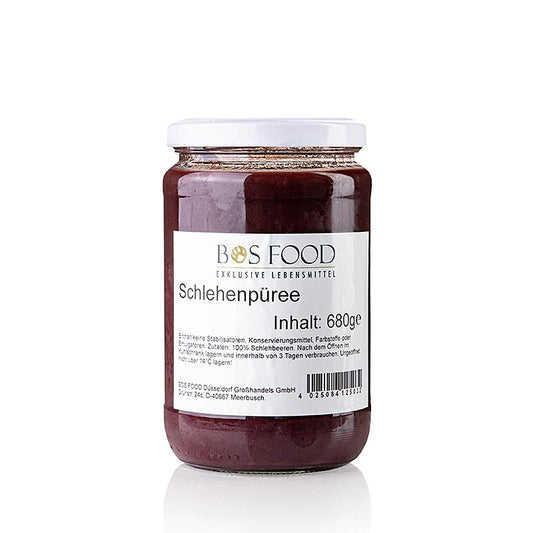 Purée/marc - prunelle/aubépine, finement passée, 680 g
