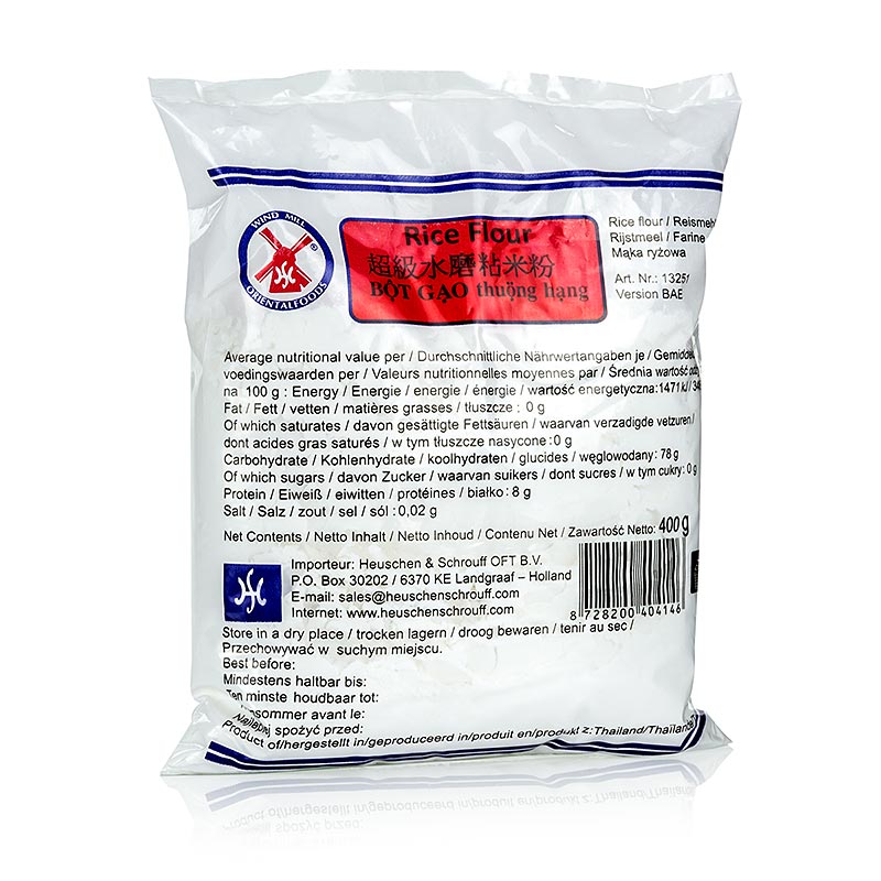 Reismehl, weiß, 400 g