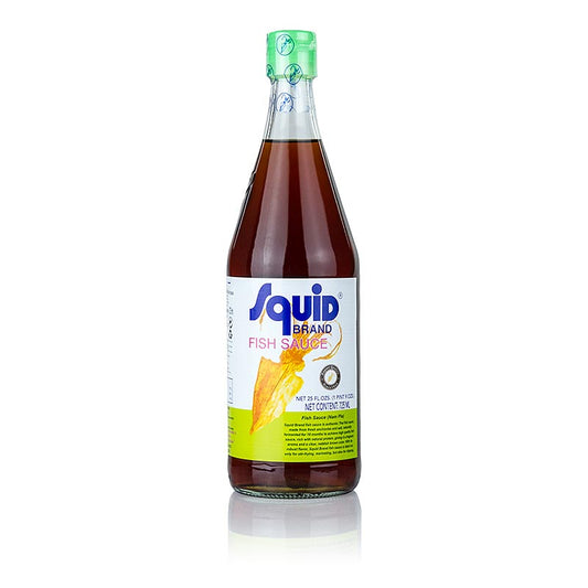 Sauce de poisson, foncée, Squid Brand, 725 ml