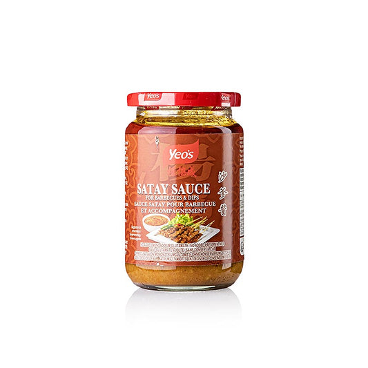 Satay Erdnuss-Sauce, für Sate-Spieße, Yeo´s, 250 ml