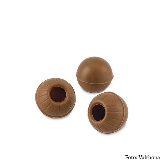 Boules creuses à la truffe, chocolat au lait, ø 25mm, Valrhona, 1,3 kg, 504 pcs
